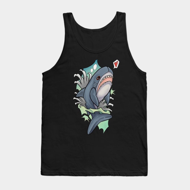 shark Tank Top by Stephanie Francoeur Art